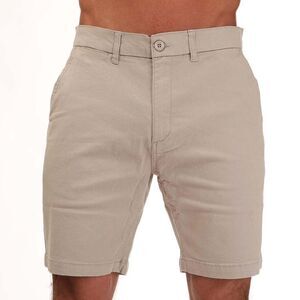 Weekend Offender Mens Dillenger Cotton Twill Shorts / Stone